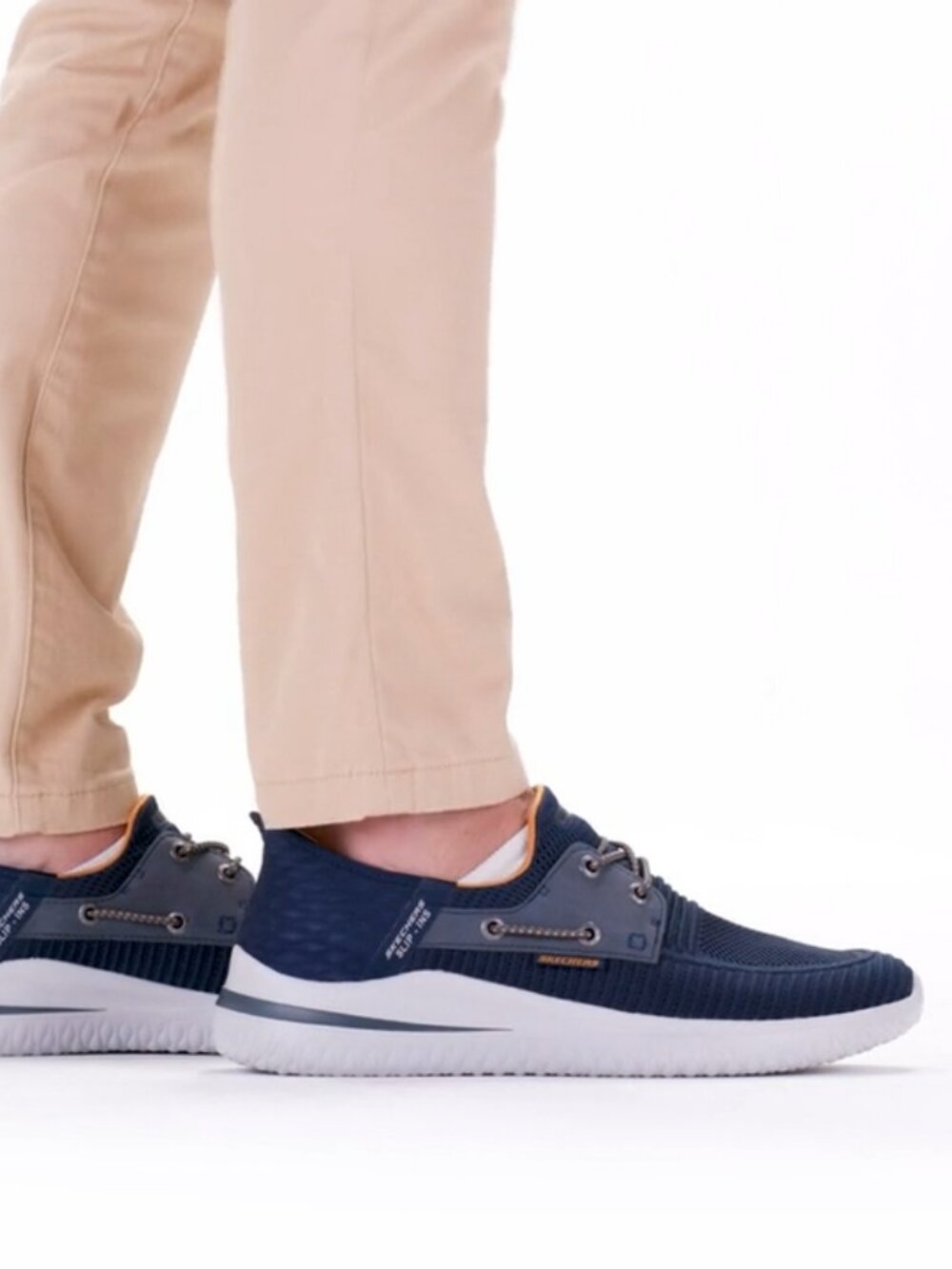 Skechers Slip-ins: Delson 3.0 - Roth - Color: Navy - Size: Men 12